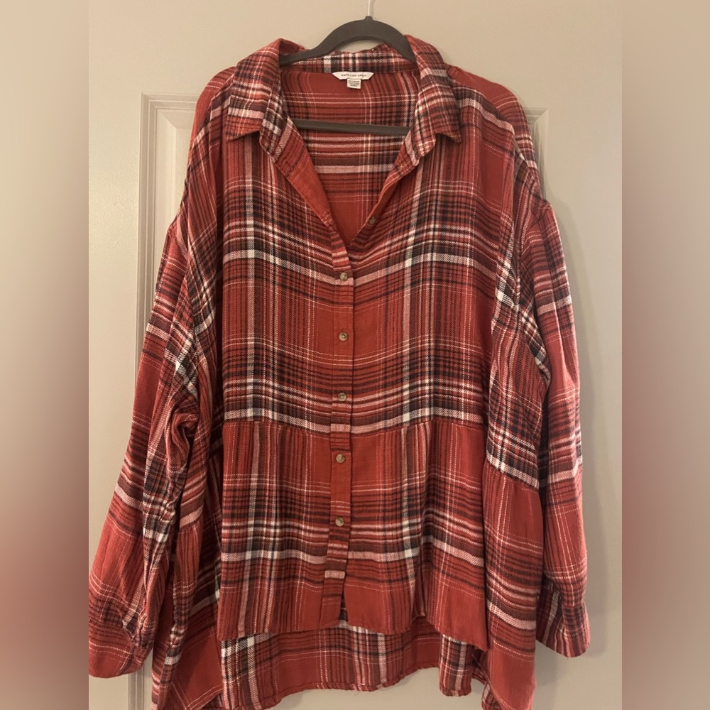 American eagle Flowy flannel